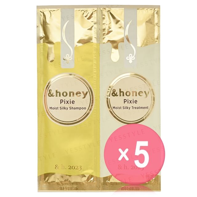 ViCREA-honey Pixie Moist Silky Sachet Set 5pcs Bundle Set