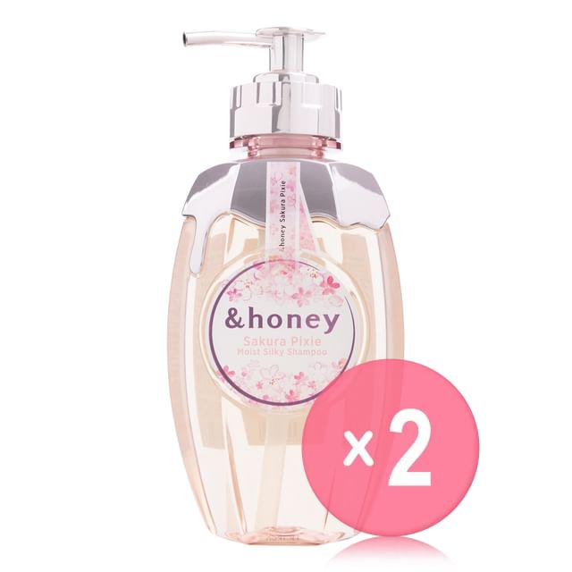 ViCREA-honey Sakura Pixie Moist Silky Shampoo 2pcs Bundle Set
