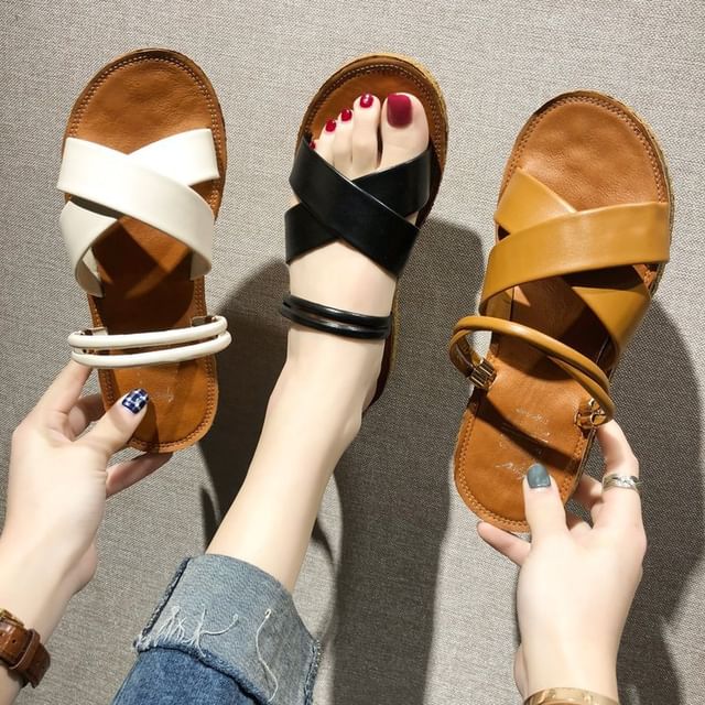 Vindler-Platform Slide Sandals