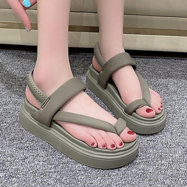 Vindler-Platform Thong Sandals