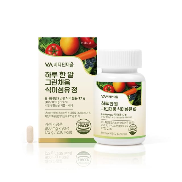 Vitamin village-One A Day Green Fill Dietary Fiber Tablets - Comprimés de fibres alimentaires