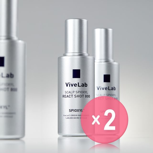 ViveLab-Scalp Spioxyl React Shot 800 2pcs Bundle Set