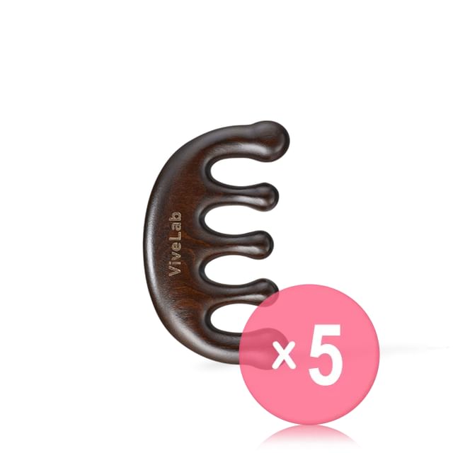 ViveLab-Scalp Wood Guasha 5pcs Bundle Set