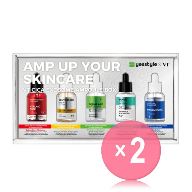 VT-Cica Exosome Ampoule Box 2pcs Bundle Set