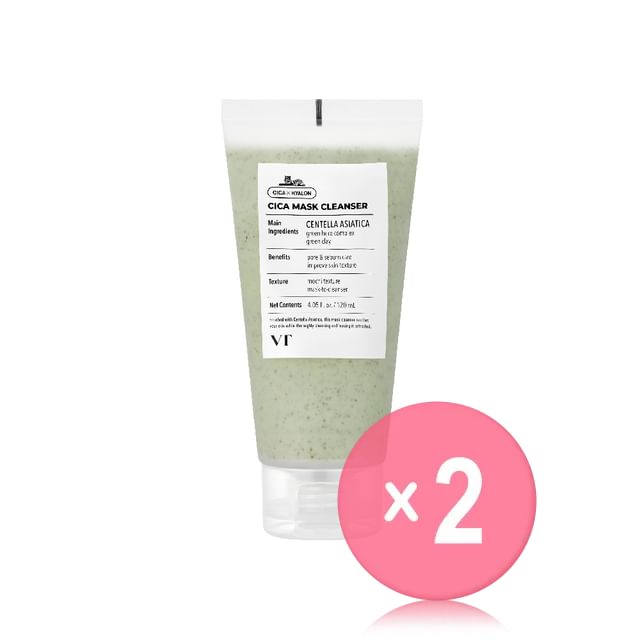 VT-Cica Mask Cleanser 2pcs Bundle Set