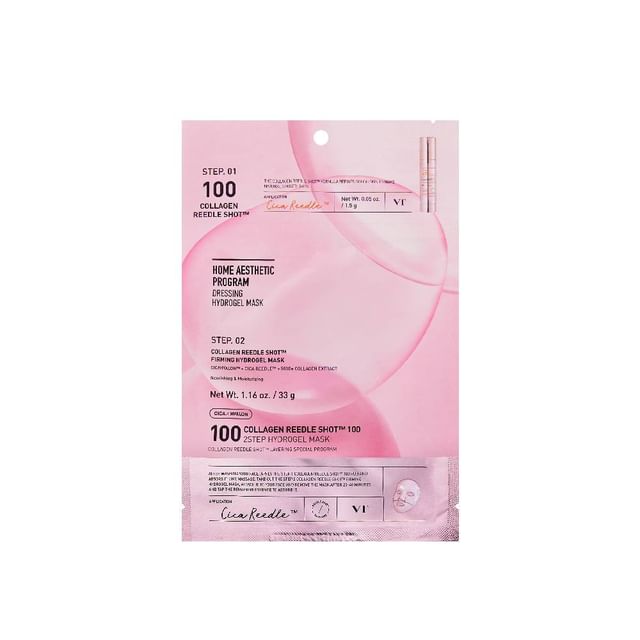 VT-Collagen Reedle Shot 100 2Step Hydrogel Mask - Máscara de Hidrogel-15 G 33 G