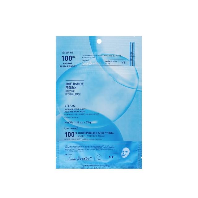VT-Hydrop Reedle Shot 100hL 2Step Hydrogel Mask - Máscara de Hidrogel-15 G 33 G