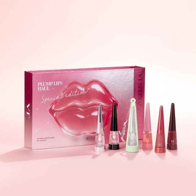 リップグロス VT COSMETICS Plump Lips Edition Box VT - Lip Plumper Special Edition Box | YesStyle