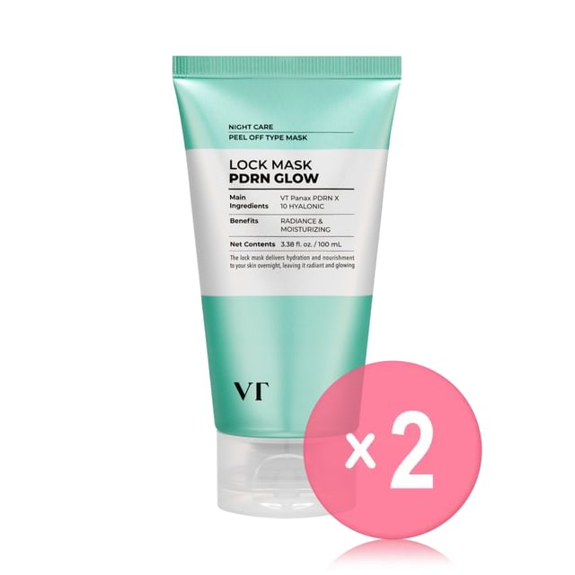 VT-PDRN Glow Lock Mask 2pcs Bundle Set