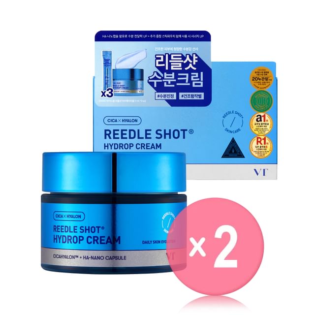 VT-Reedle Shot Hydrop Cream Set 2pcs Bundle Set