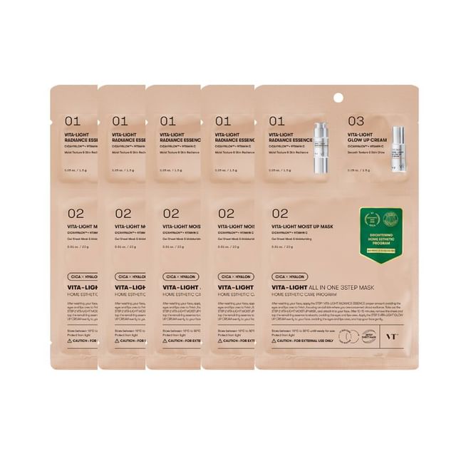 VT-Vita-Light All In One 3step Mask Bundle Set