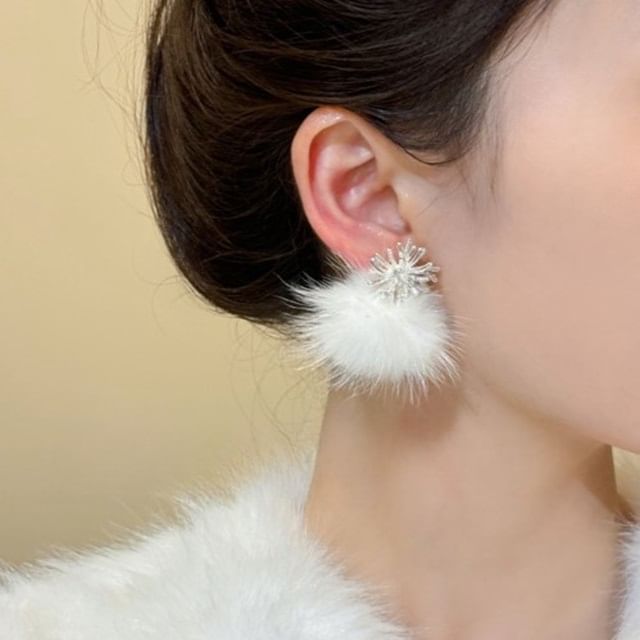 Wandoli-Firework Pom Pom Drop Earring