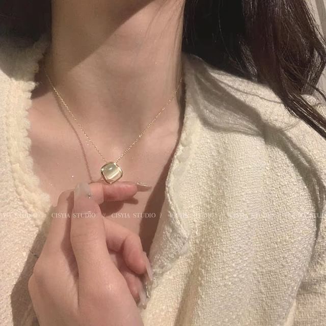 Wandoli-Gemstone Thin Necklace