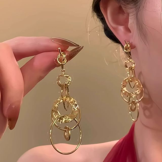 Wandoli-Hoop Layered Dangle Earring