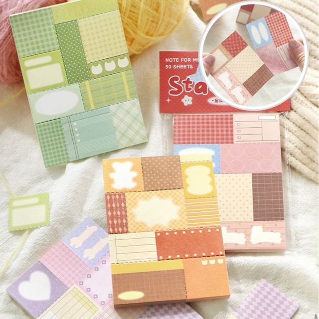 WarmFire - Assorted Print Sticky Note (Various Designs) | YesStyle