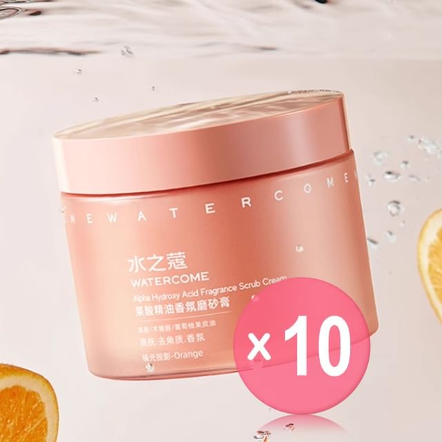 WATERCOME-Alpha Hydroxy Acid AHA Fragrance Scrub 10pcs Bundle Set