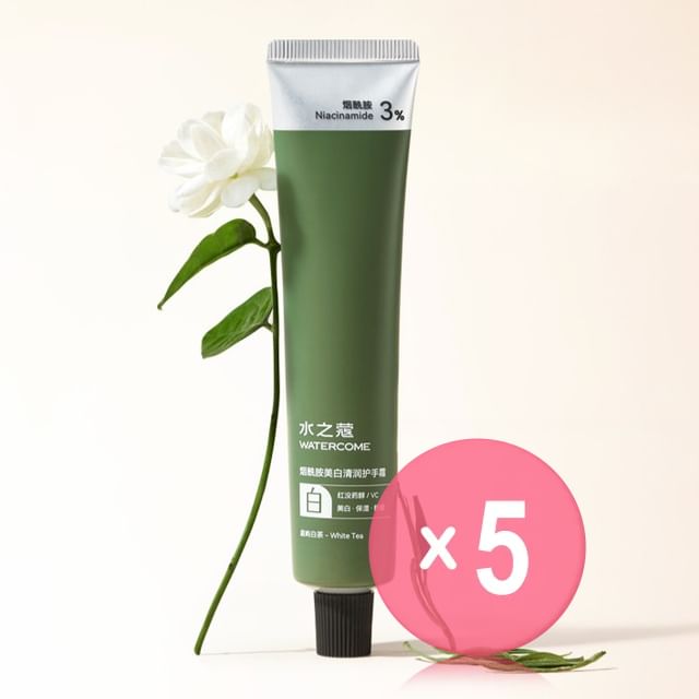 WATERCOME-Crème mains hydratante et parfumée à la niacinamide - 10 senteurs - lot de 5