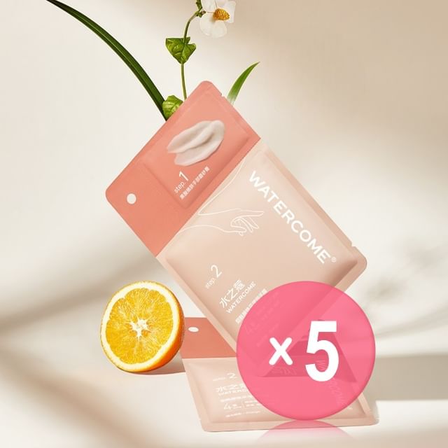 WATERCOME-Rejuvenating 2-Step Hand Mask Set 5pcs Bundle Set