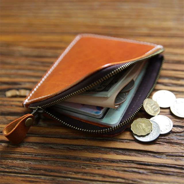 Wavecho-Genuine Leather Coin Purse