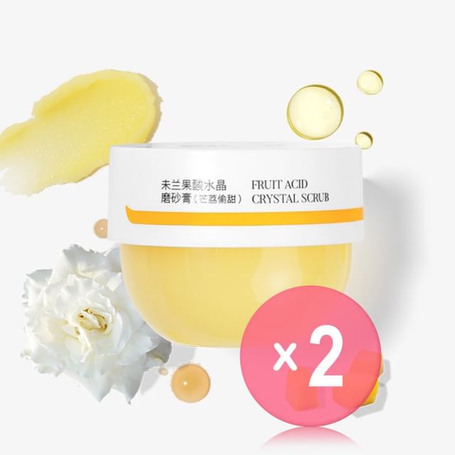 WEILAN-Fruit Acid Crystal Scrub 2pcs Bundle Set