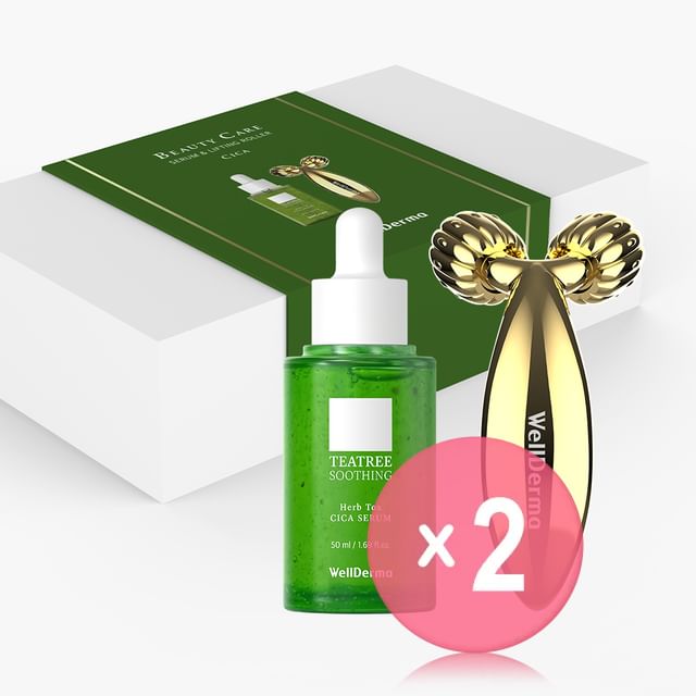 WellDerma-Beauty Care Serum Lifting Roller Cica Set 2pcs Bundle Set