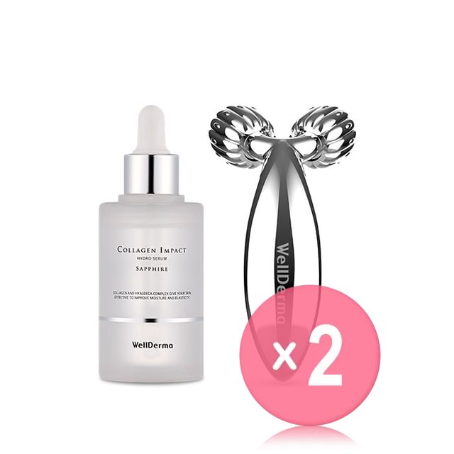 WellDerma-Collagen Beauty Care Serum Roller Set 2pcs Bundle Set