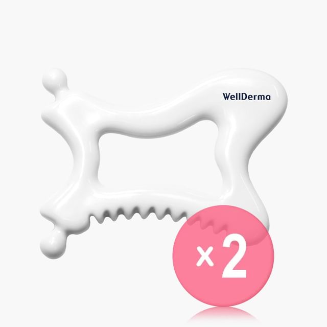WellDerma-Face Body Ceramic Gua Sha 2pcs Bundle Set