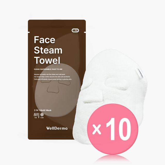 WellDerma-Face Steam Towel 10pcs Bundle Set