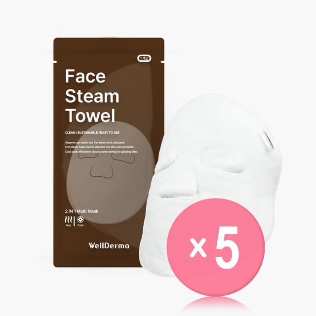 WellDerma-Face Steam Towel 5pcs Bundle Set