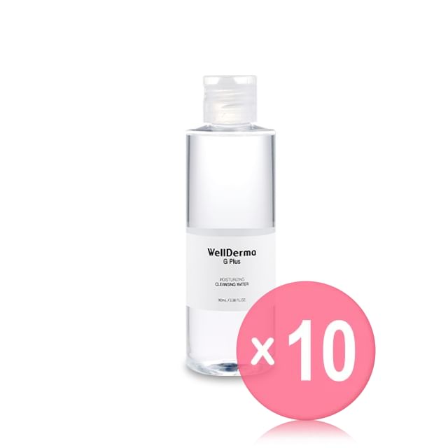 WellDerma-G Plus Moisturizing Cleansing Water Mini 10pcs Bundle Set