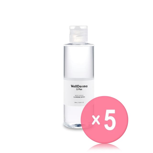 WellDerma-G Plus Moisturizing Cleansing Water Mini 5pcs Bundle Set