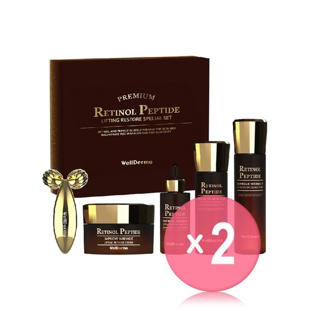 WellDerma-Premium Retinol Peptide Lifting Restore Special Set 2pcs Bundle Set
