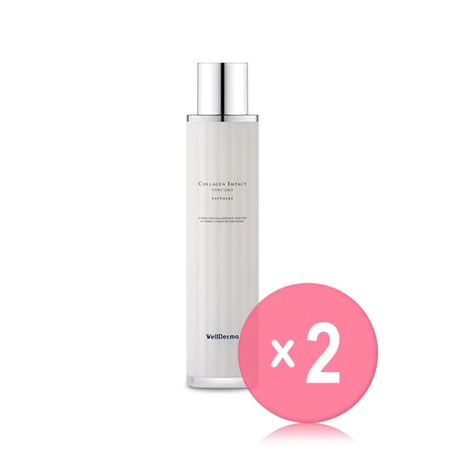 WellDerma-Sapphire Collagen Impact Hydro Toner 2pcs Bundle Set