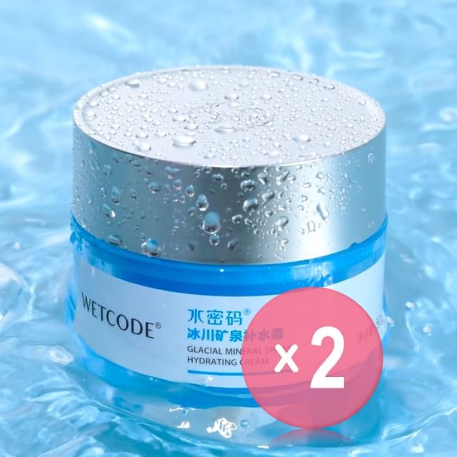 WETCODE-Glacial Mineral Spring Hydrating Cream 2pcs Bundle Set