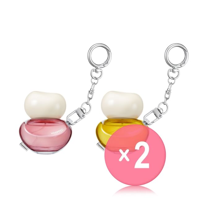 WHIPPED-Juicy Hair Perfume Keyring Set - 2 Types 2pcs Bundle Set