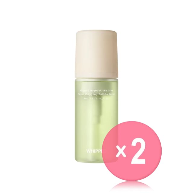 WHIPPED-Mugwort Tea Tree Vegan Whipping Bubble Serum 2pcs Bundle Set