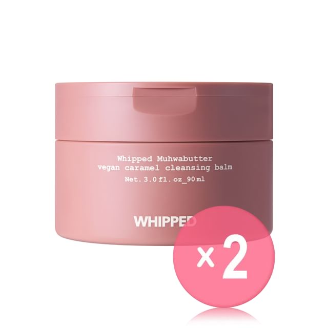 WHIPPED-Muhwabutter Vegan Caramel Cleansing Balm 2pcs Bundle Set