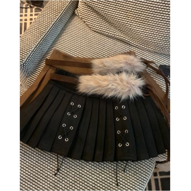 Whoosh-High Rise Mini Pleated Skirt