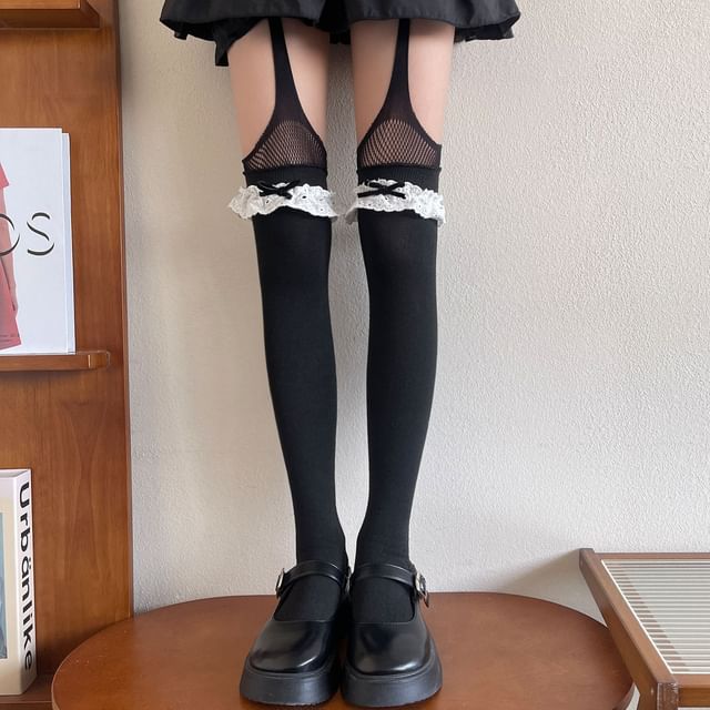 Whychunga-Lace Gartered Stockings