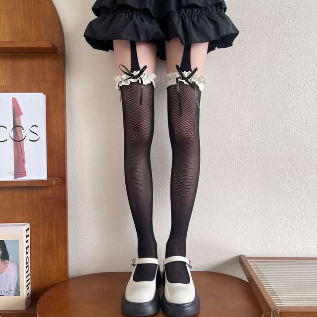 Whychunga-Lace Trim Stockings