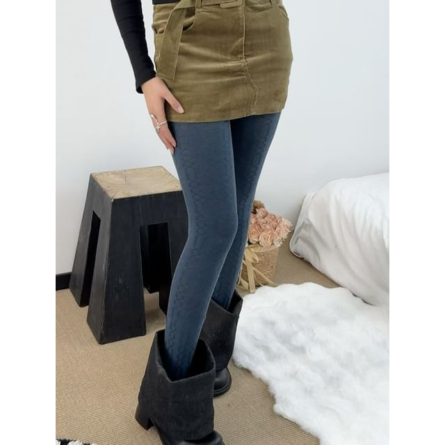 Whychunga-Plain Elastic Tights
