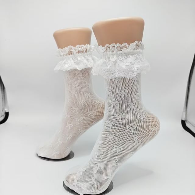Whychunga-Ruffle Lace Socks