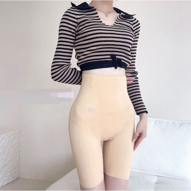 Wildery-High Waist Plain Shaping Undershorts