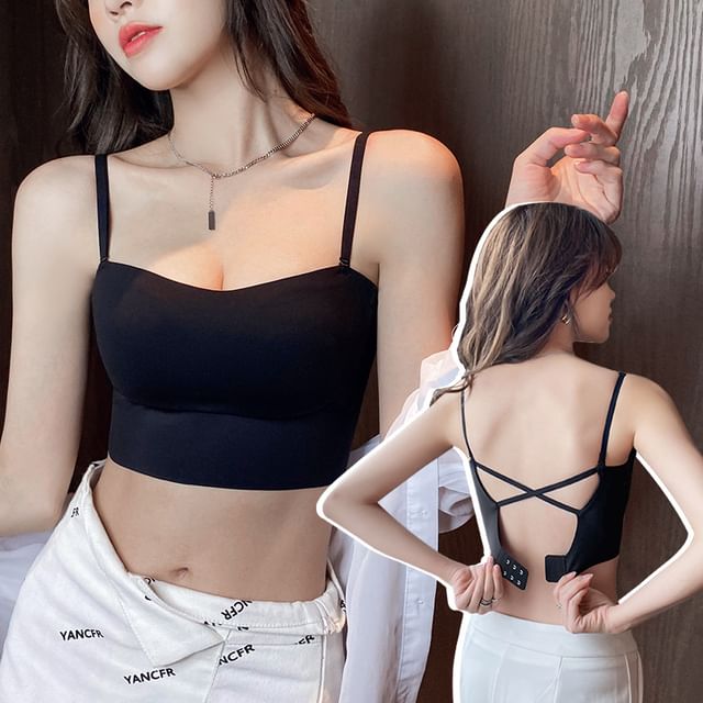 Wildery-Plain Seamless Bra Top