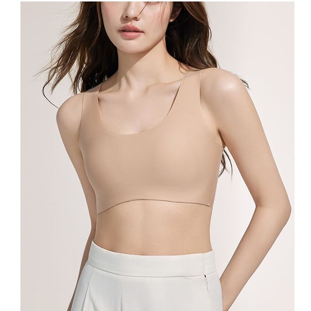 Wildery-Plain Seamless Bra