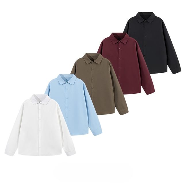 Wolfkane-Long-Sleeve Plain Shirt