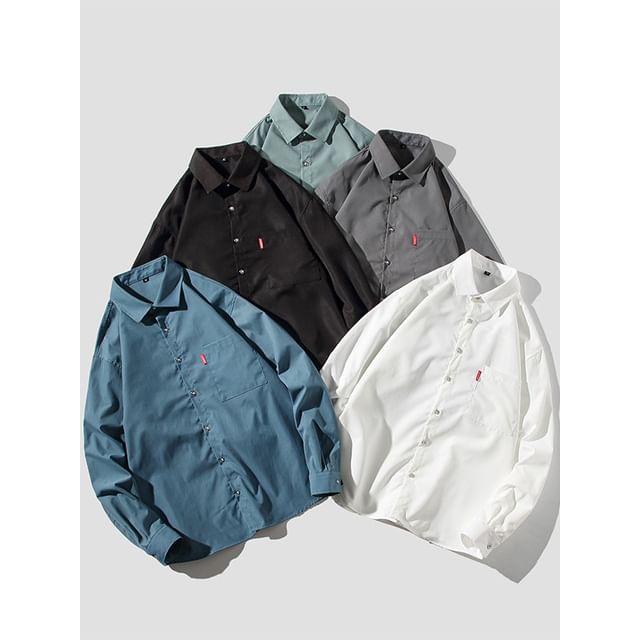 Wolfkane-Long-Sleeve Pocketed Shirt
