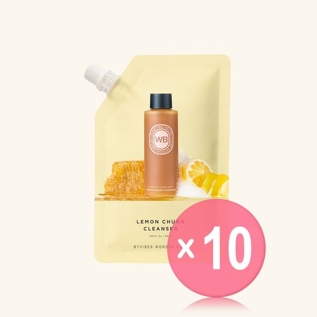 WONDER BATH-Lemon Chung Cleanser Refill Spout Pouch 10pcs Bundle Set