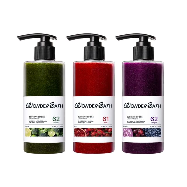 WONDER BATH-Super Vegitoks Cleanser - 3 Types