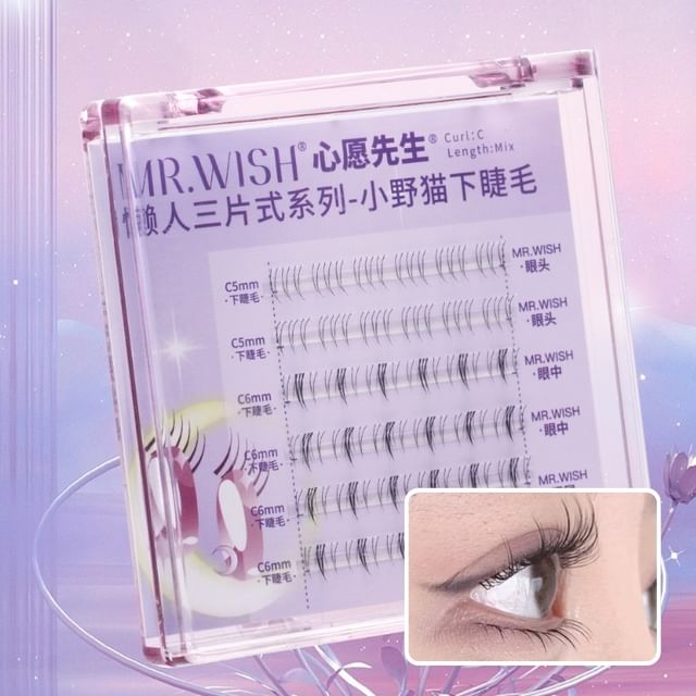 Worthbuy-Natural Bottom Multipack False Eyelashes Cluster